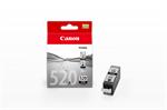 Sort bl�kpatron 520PGBK - Canon - 19ml.